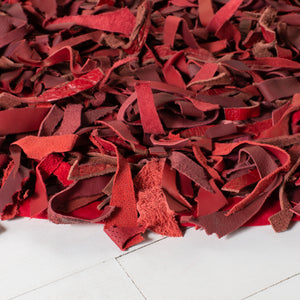 Safavieh Leather Shag Hand Knotted Leather Rug LSG511D-9