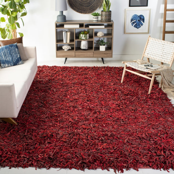 Safavieh Leather Shag Hand Knotted Leather Rug LSG511D-9