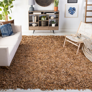 Safavieh Leather Shag Hand Knotted Leather Rug LSG511G-9