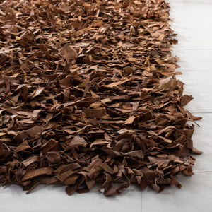 Safavieh Leather Shag Hand Knotted Leather Rug LSG511K-9