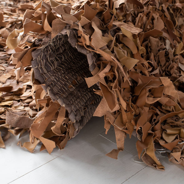 Safavieh Leather Shag Hand Knotted Leather Rug LSG511K-9