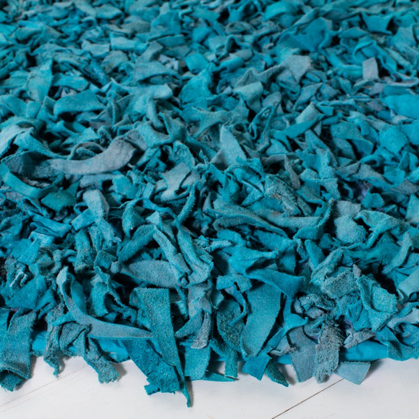 Safavieh Leather Shag Hand Knotted Leather Rug LSG511L-4R