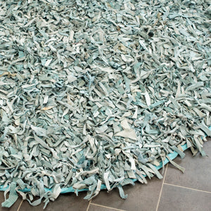 Safavieh Leather Shag Hand Knotted Leather Rug LSG511L-4R