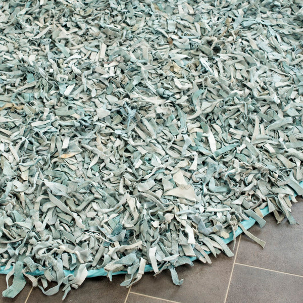 Safavieh Leather Shag Hand Knotted Leather Rug LSG511L-4R