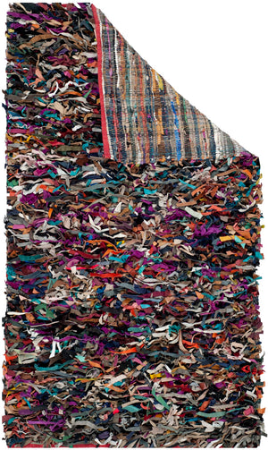 Safavieh Leather Shag Hand Knotted Leather Rug LSG511M-8R