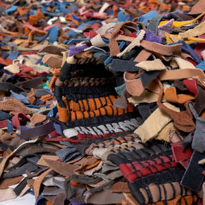 Safavieh Leather Shag Hand Knotted Leather Rug LSG511M-8R