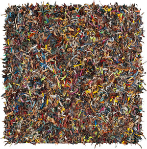 Safavieh Leather Shag Hand Knotted Leather Rug LSG511M-8R