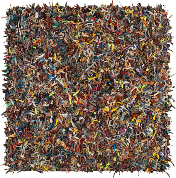 Safavieh Leather Shag Hand Knotted Leather Rug LSG511M-8R