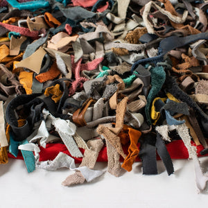 Safavieh Leather Shag Hand Knotted Leather Rug LSG511M-8R