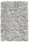 Safavieh Leather Shag 601 Hand Knotted 90% Leather and 10% Cotton Rug LSG601C-2