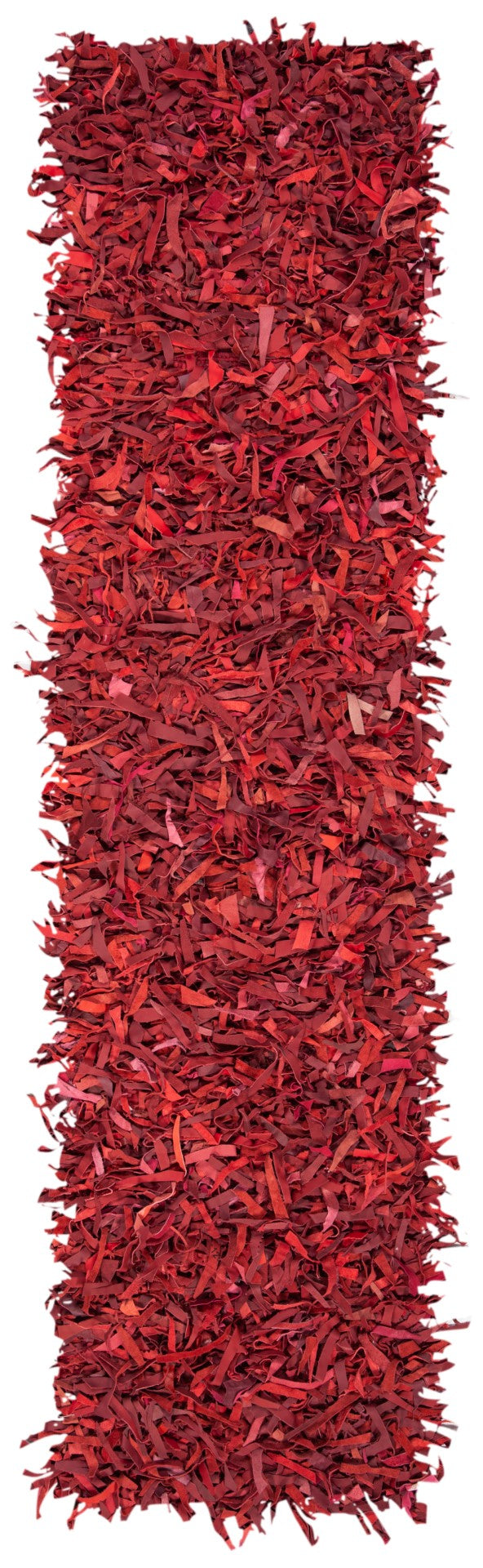 Safavieh Leather Shag 601 Hand Knotted 90% Leather and 10% Cotton Rug LSG601D-28