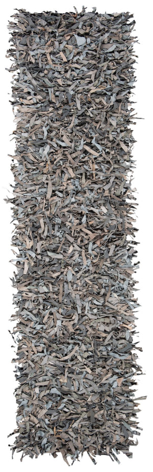 Safavieh Leather Shag 601 Hand Knotted 90% Leather and 10% Cotton Rug LSG601G-28