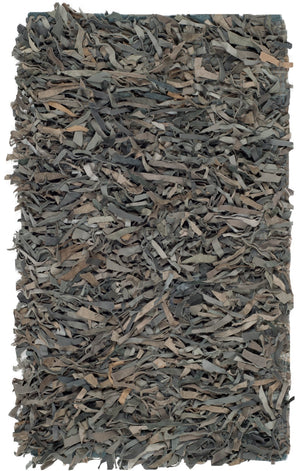 Safavieh Leather Shag 601 Hand Knotted 90% Leather and 10% Cotton Rug LSG601G-2