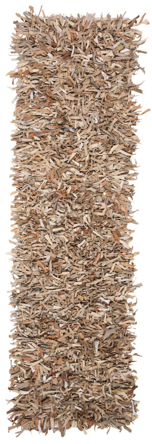 Safavieh Leather Shag 601 Hand Knotted 90% Leather and 10% Cotton Rug LSG601H-28