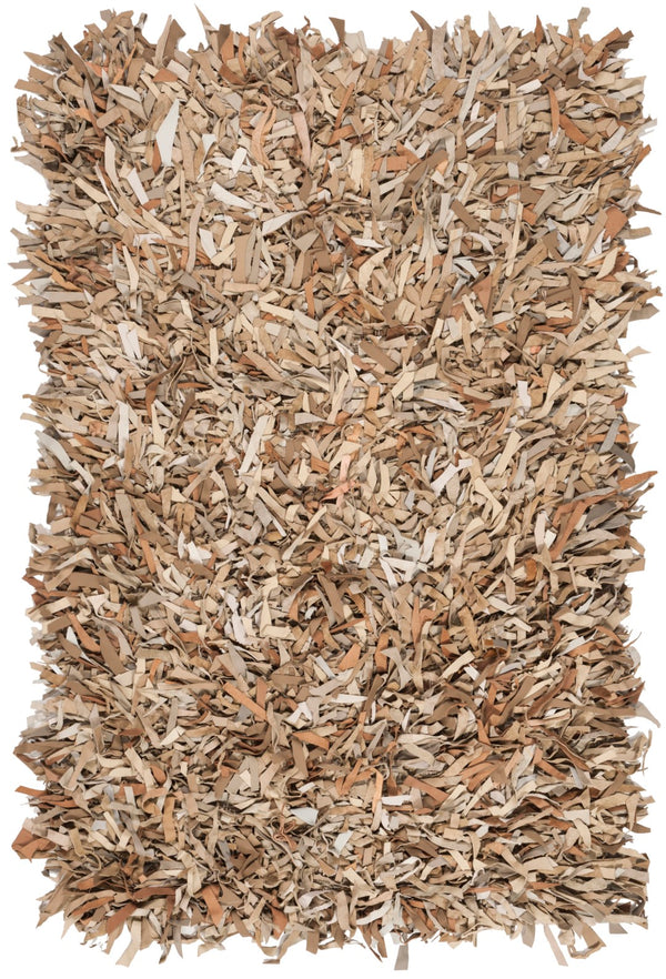 Safavieh Leather Shag 601 Hand Knotted 90% Leather and 10% Cotton Rug LSG601H-3