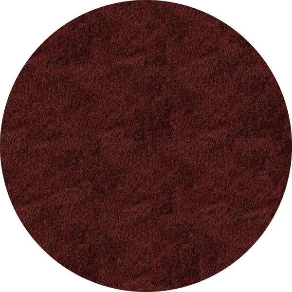 Momeni Luster Shag LS-01 Hand Tufted Contemporary Shag, Solid Indoor Area Rug Brick 9' x 12' LSHAGLS-01BRK90C0