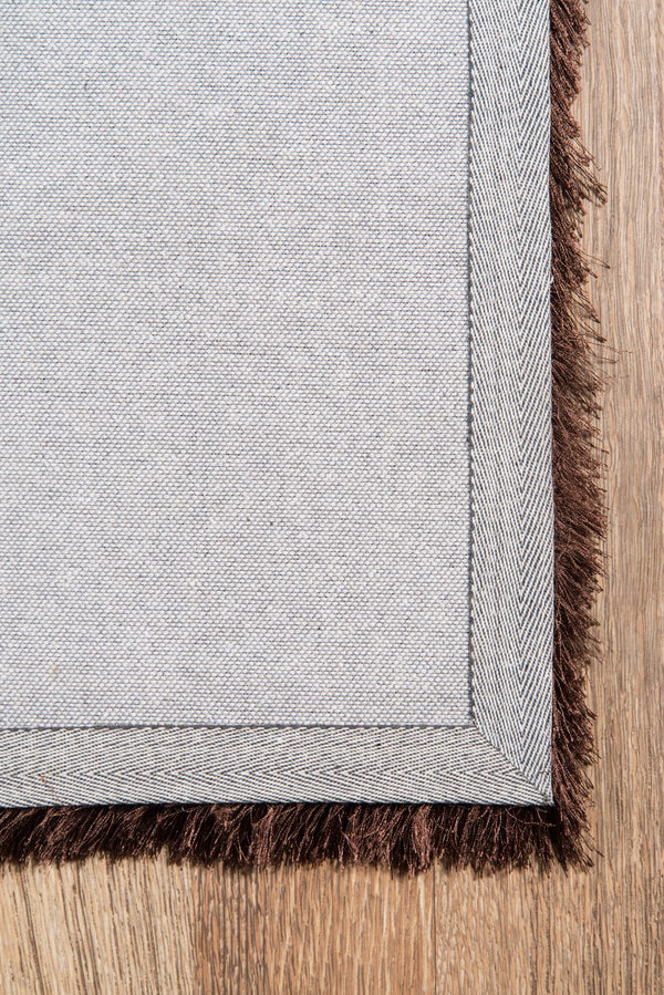 Momeni Luster Shag LS-01 Hand Tufted Contemporary Shag, Solid Indoor Area Rug Brown 9' x 12' LSHAGLS-01BRN90C0