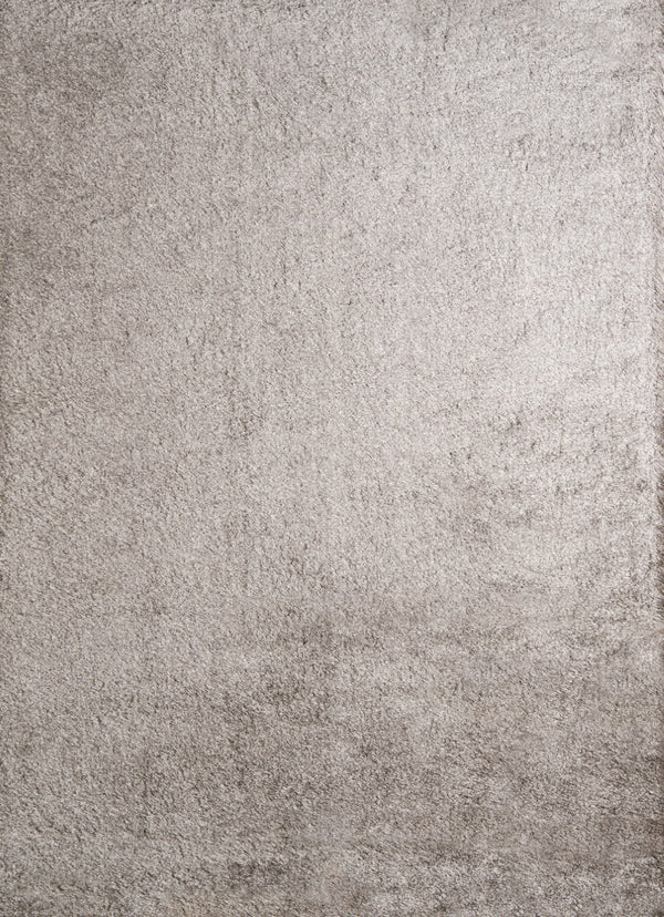 Momeni Luster Shag LS-01 Hand Tufted Contemporary Shag, Solid Indoor Area Rug Grey 9' x 12' LSHAGLS-01GRY90C0