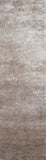 Momeni Luster Shag LS-01 Hand Tufted Contemporary Shag, Solid Indoor Area Rug Grey 9' x 12' LSHAGLS-01GRY90C0