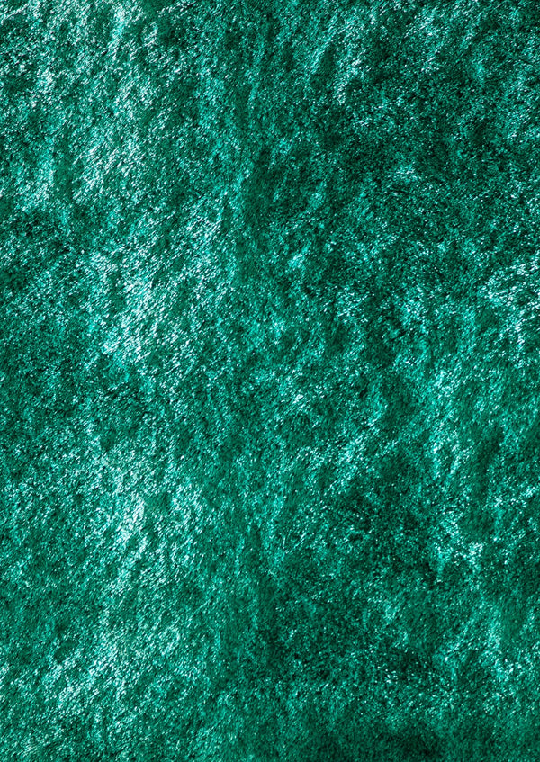 Momeni Luster Shag LS-01 Hand Tufted Contemporary Shag, Solid Indoor Area Rug Teal 9' x 12' LSHAGLS-01TEL90C0