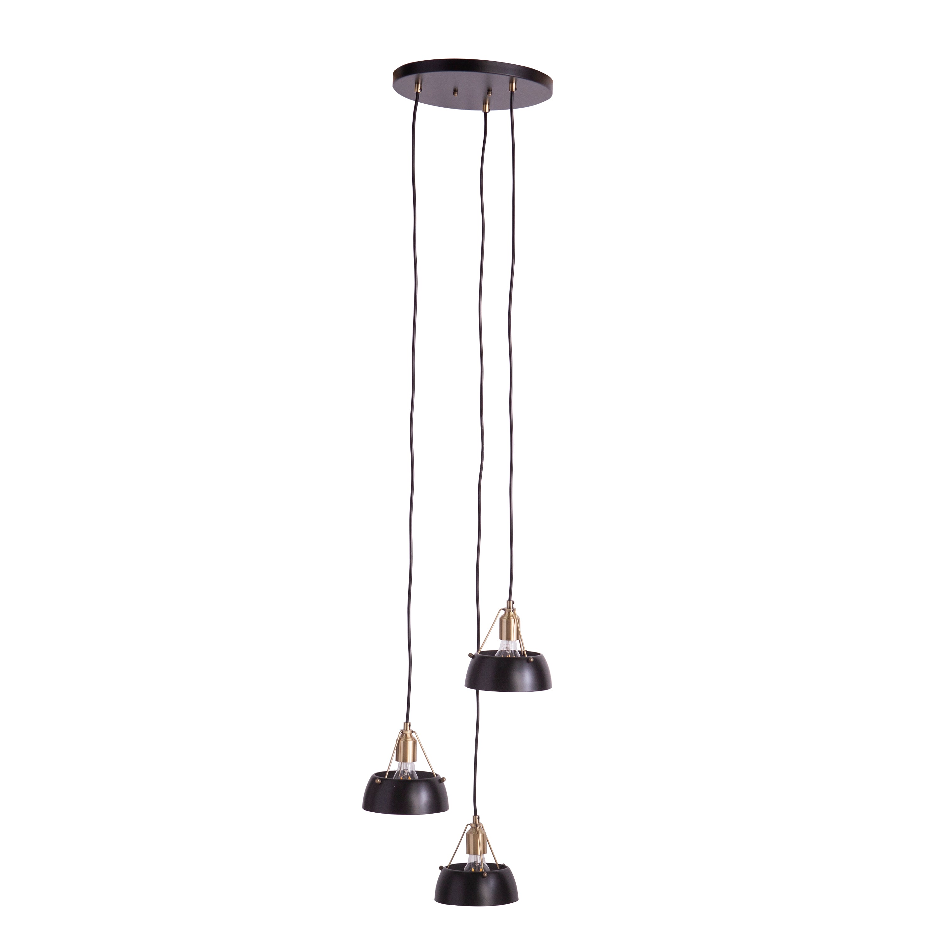 Renmarco Contemporary 3-Light Cluster Pendant