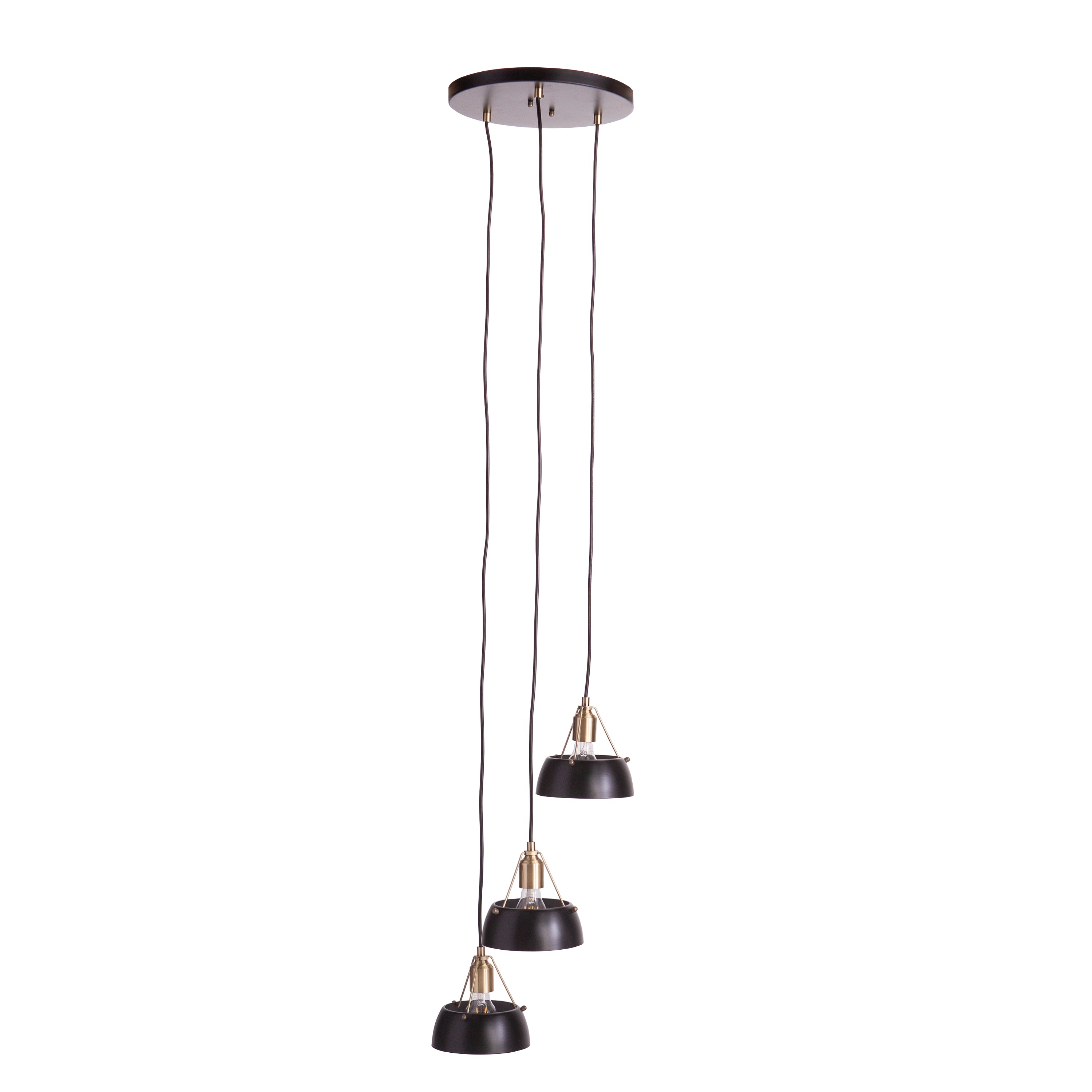 Renmarco Contemporary 3-Light Cluster Pendant - Thumbnail 3