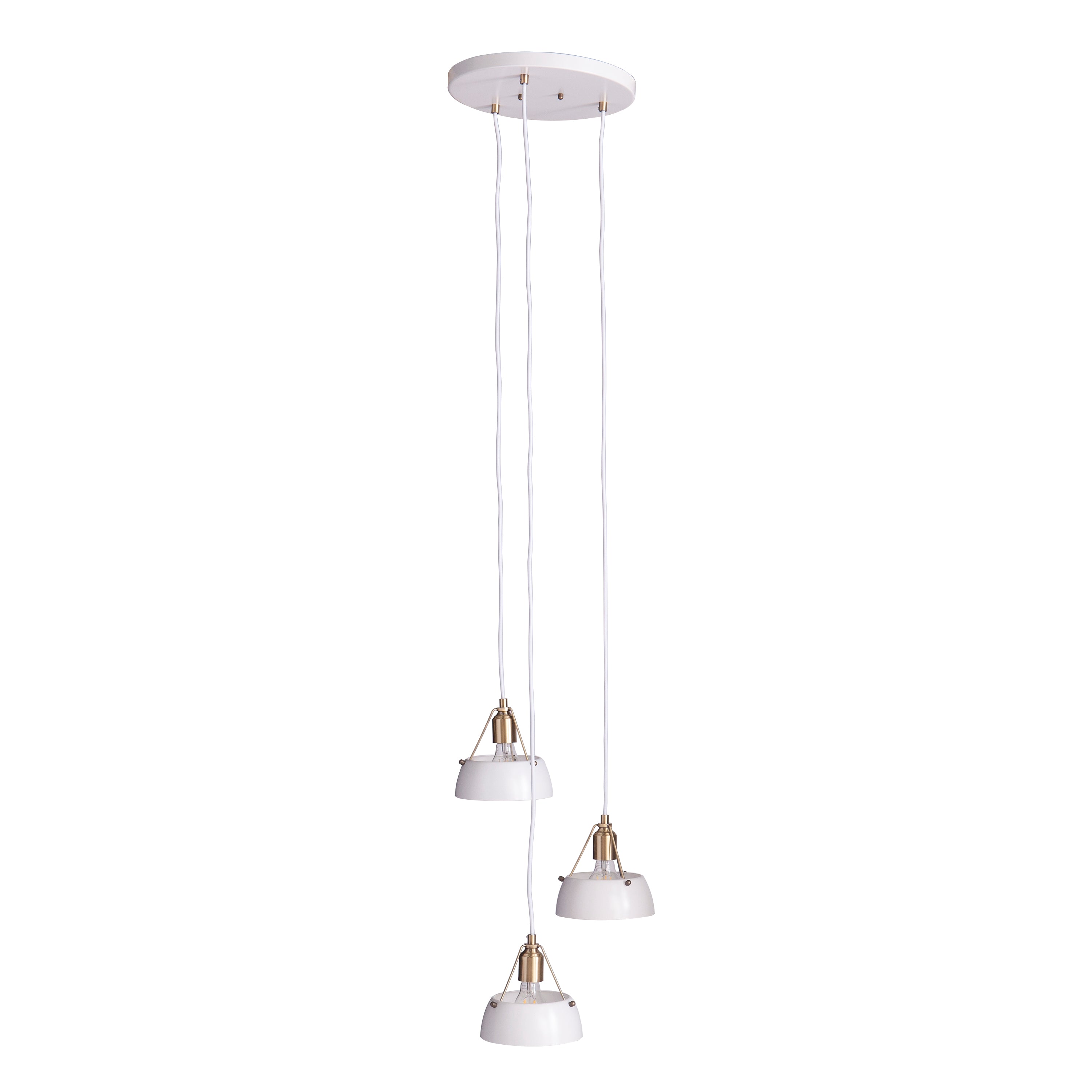 Renmarco Contemporary 3-Light Cluster Pendant - Thumbnail 4