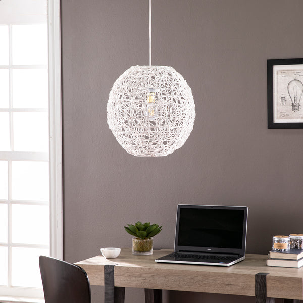 Sei Furniture Alakesh Round Woven Pendant Shade Lt1120053