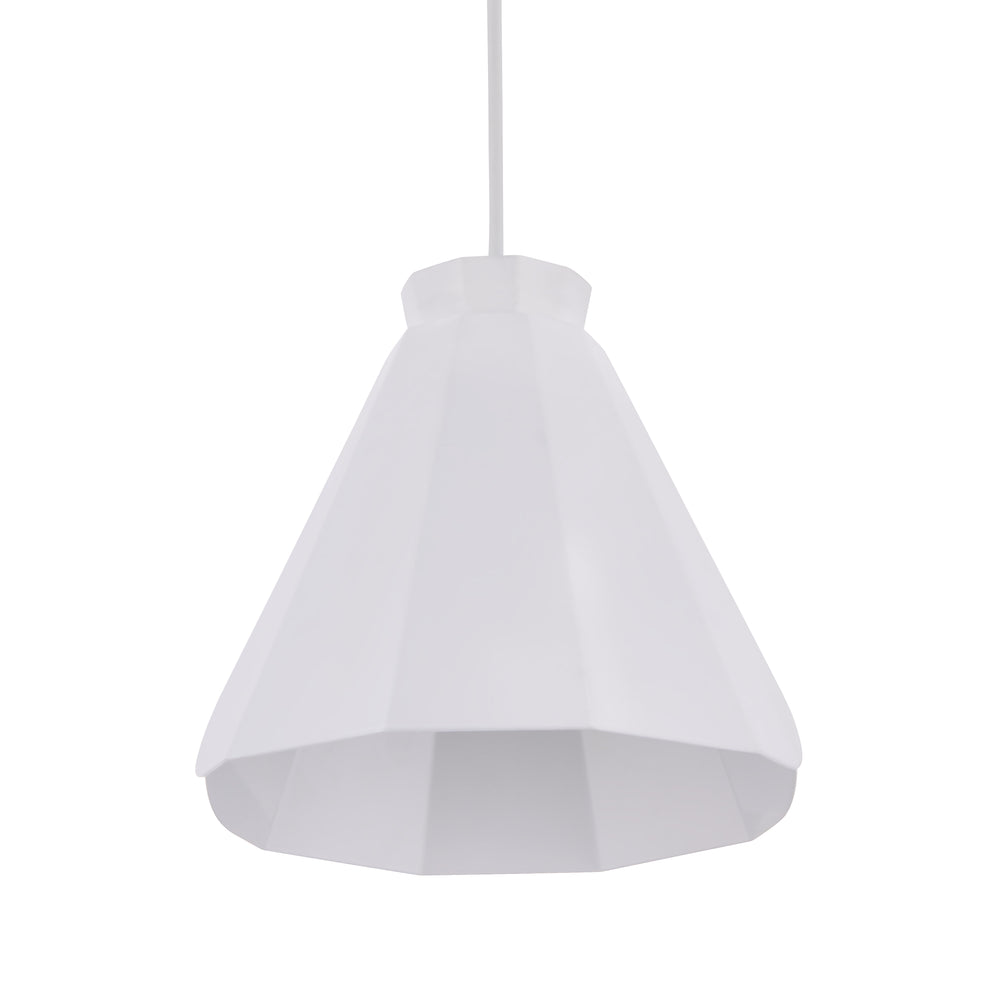 Sei Furniture Millie White Midcentury Modern Pendant Lamp Lt1978
