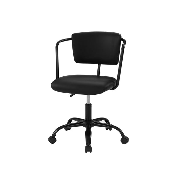 Walker Edison Loft Modern/Urban Modern Office Chair with Arms LTHOOCBL