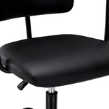 Walker Edison Loft Modern/Urban Modern Office Chair with Arms LTHOOCBL
