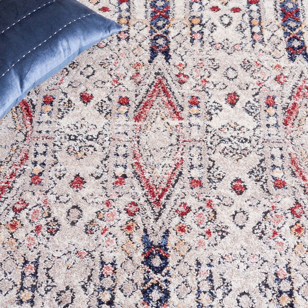 Safavieh Luna 101  Power Loomed Rug Beige / Blue Rust LUN101B-9