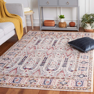 Safavieh Luna 101  Power Loomed Rug Beige / Blue Rust LUN101B-9