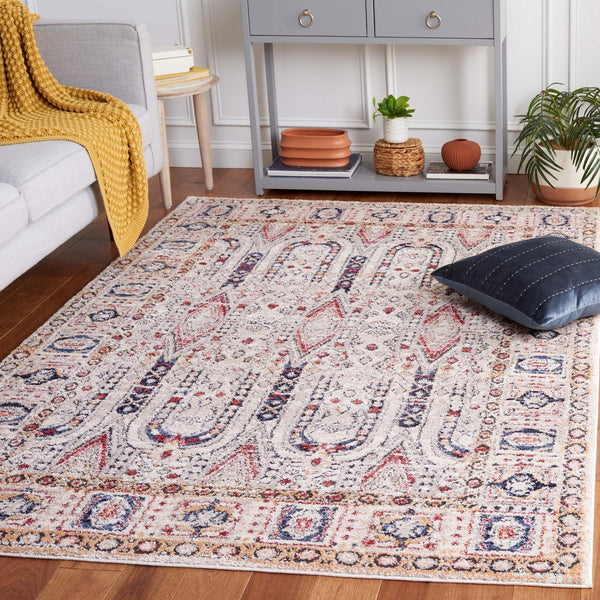 Safavieh Luna 101  Power Loomed Rug Beige / Blue Rust LUN101B-9