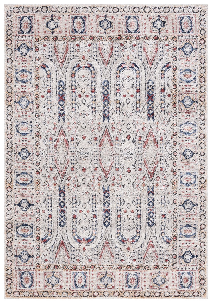 Safavieh Luna 101  Power Loomed Rug Beige / Blue Rust LUN101B-9