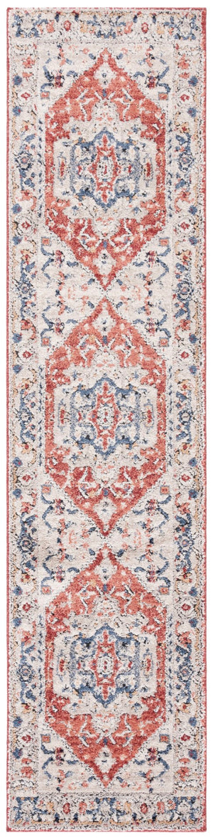 Safavieh Luna 102  Power Loomed Rug Beige / Blue Rust LUN102B-7SQ