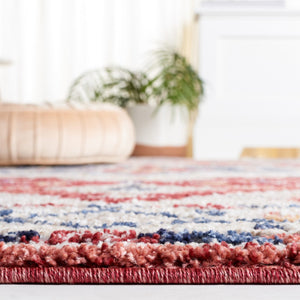 Safavieh Luna 102  Power Loomed Rug Beige / Blue Rust LUN102B-9