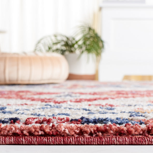 Safavieh Luna 102  Power Loomed Rug Beige / Blue Rust LUN102B-9