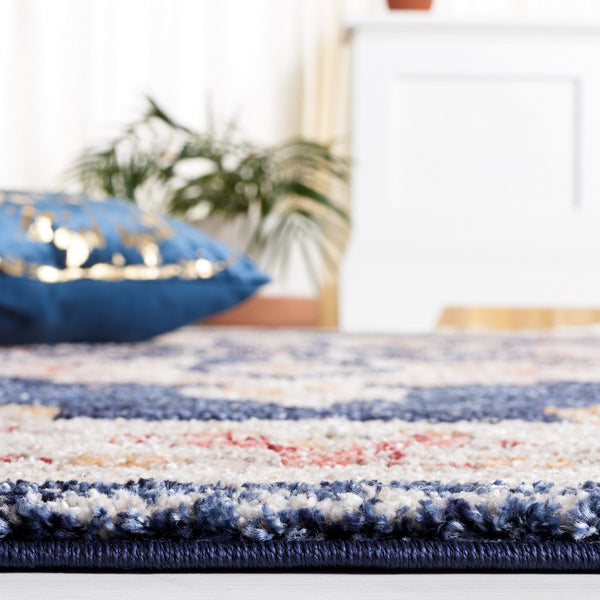 Safavieh Luna 103  Power Loomed Rug Navy / Beige LUN103N-9