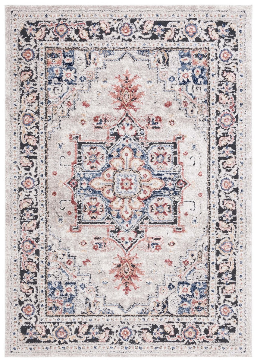 Safavieh Luna 104  Power Loomed Rug Beige / Black Rust LUN104B-9