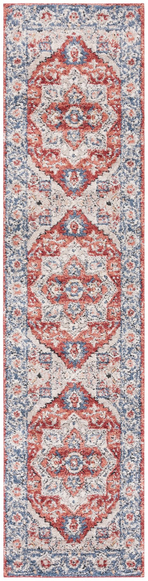Safavieh Luna 105  Power Loomed Rug Beige / Blue Rust LUN105B-7SQ
