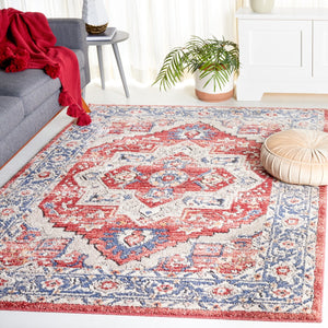 Safavieh Luna 105  Power Loomed Rug Beige / Blue Rust LUN105B-9