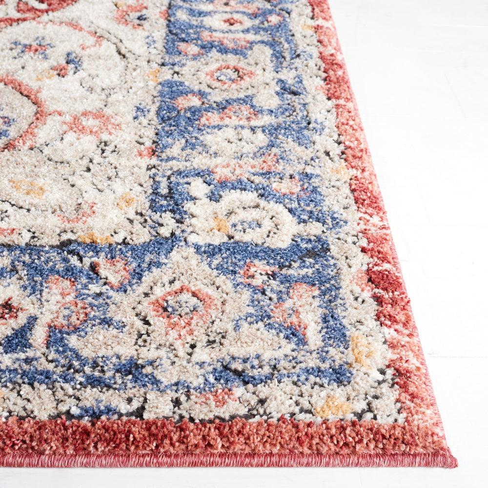 Safavieh Luna 106  Power Loomed Rug Beige / Blue Rust LUN106B-9