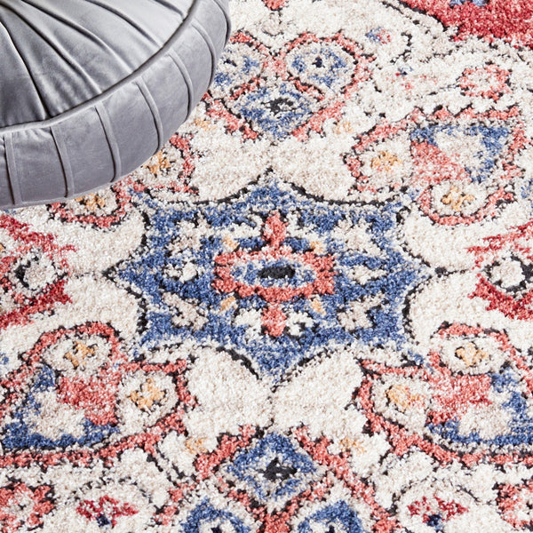 Safavieh Luna 106  Power Loomed Rug Beige / Blue Rust LUN106B-9