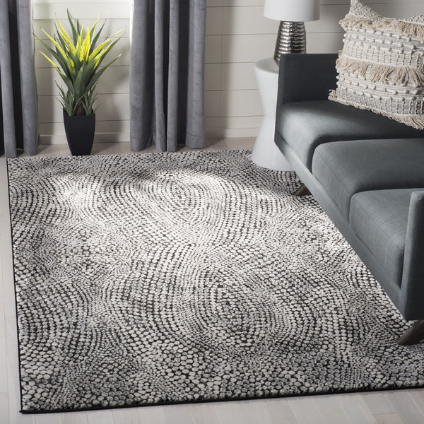 Safavieh Lurex 185 Power Loomed 34% Polypropylene/66% Polyester Contemporary Rug LUR185Z-8SQ
