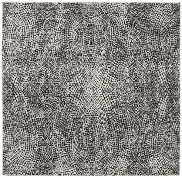 Safavieh Lurex 185 Power Loomed 34% Polypropylene/66% Polyester Contemporary Rug LUR185Z-8SQ