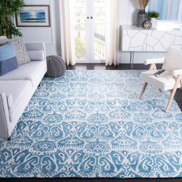 Luxor 129 Hand Knotted Banana Silk 0 Rug Light Blue Banana Silk LUX129A-8