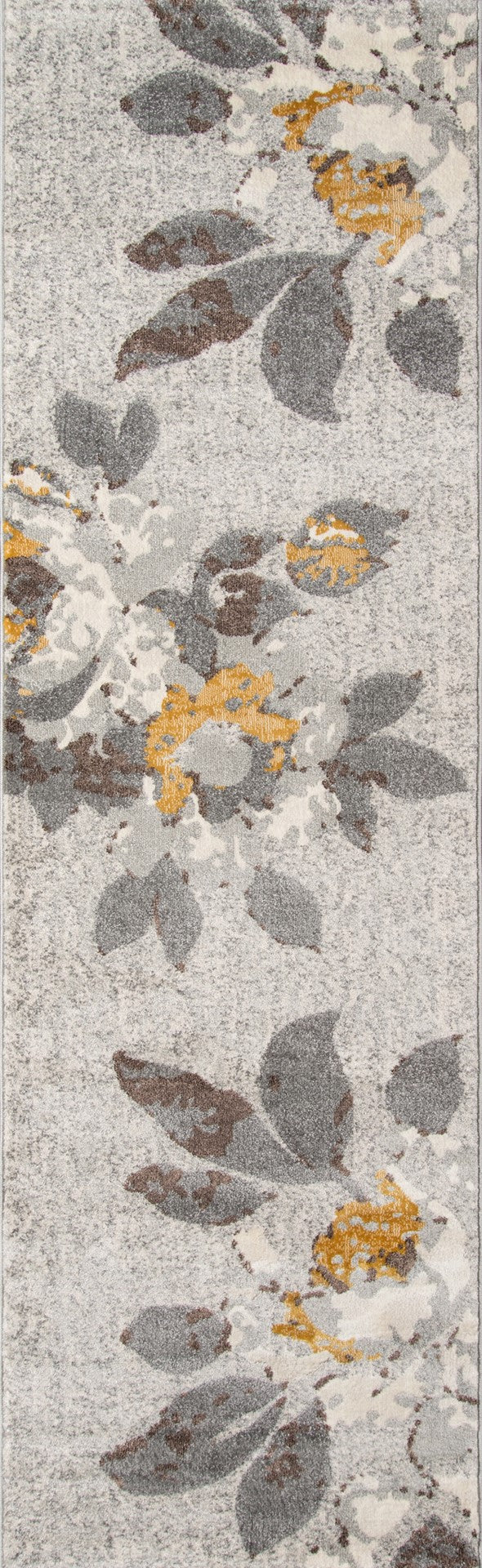 Momeni Luxe LX-10 Machine Made Casual Floral Indoor Area Rug Grey 9'3" x 12'6" LUXE0LX-10GRY93C6