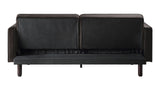 Qinven Contemporary Adjustable Sofa Dark Brown Velvet(#8167-56, Cost: $1.5/m)& Dark Walnut Leg LV00086-ACME