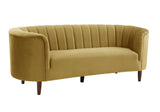 Millephri Transitional Sofa Olive Yellow(#HCJ-21, Cost: $2.2 USD/per meter) LV00163-ACME